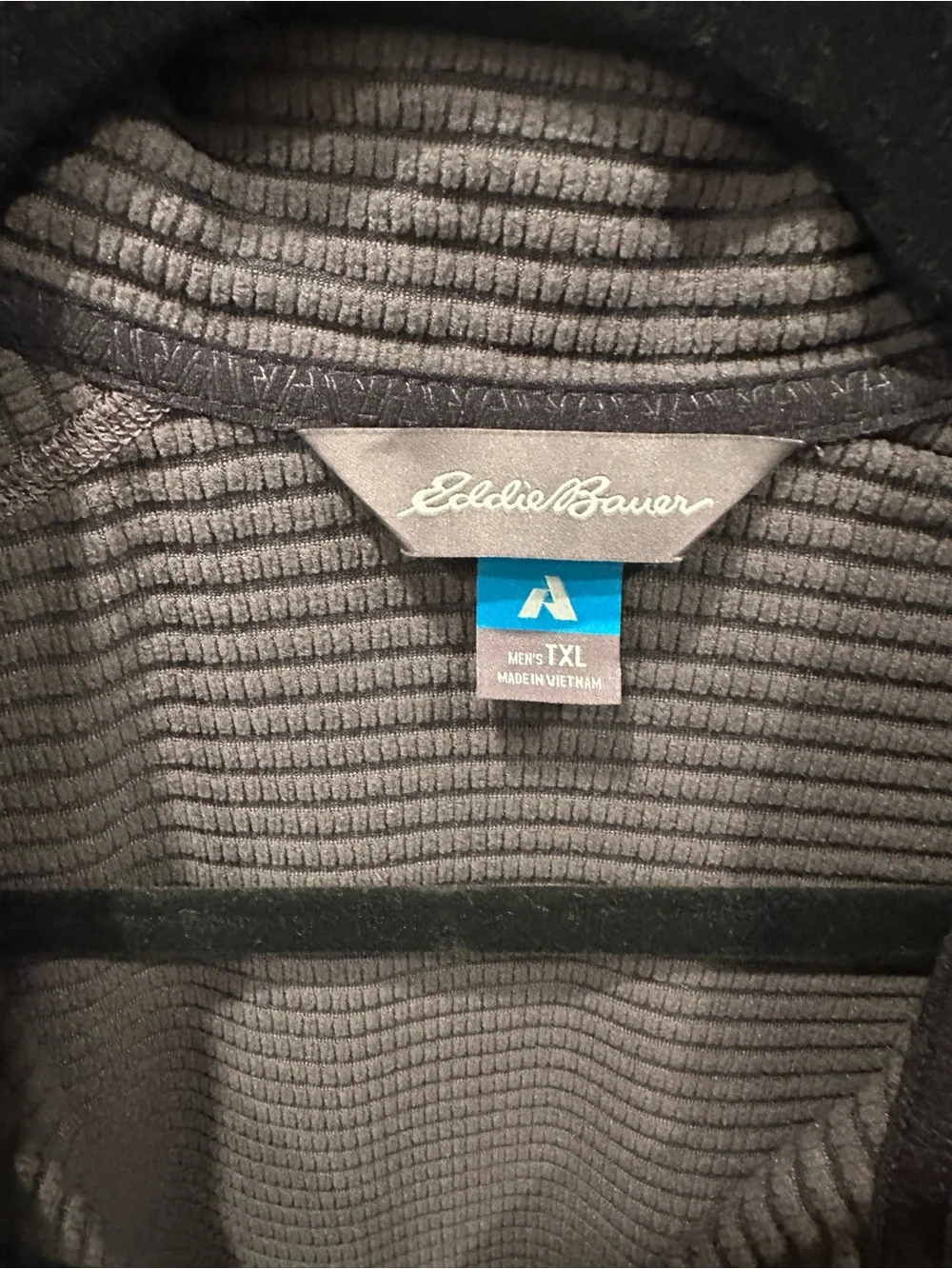 Eddie Bauer Men's Charcoal Quarter-Zip Performance Jacket
